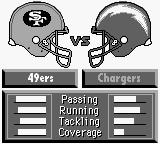 NFL Quarterback Club 96 back cover for Sega Game Gear